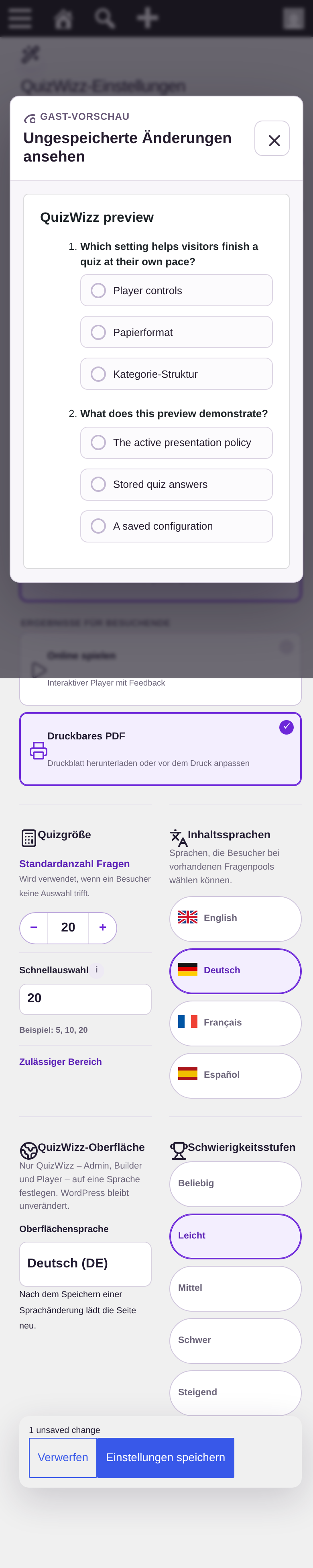 General Settings at 390 × 844