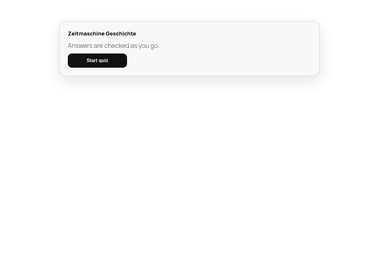 Bare share-play doc: centered 'Zeitmaschine Geschichte' intro card, no chrome