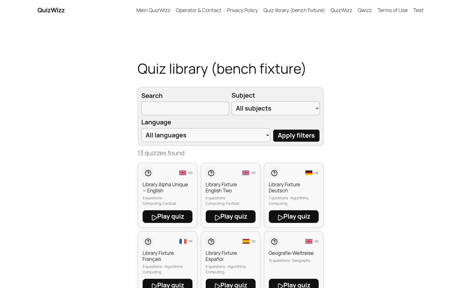 Library fixture page 1289 as a logged-out guest, the surface the Play gesture starts from