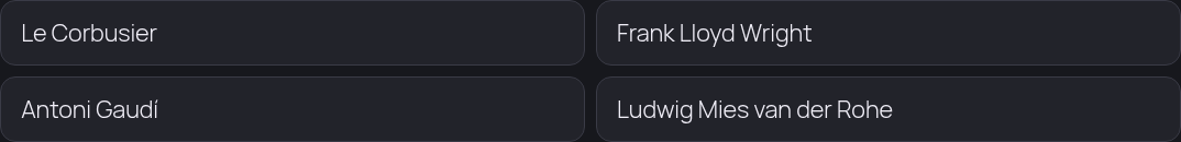 Player answer area at desktop width: four answer choices in a two-by-two grid.